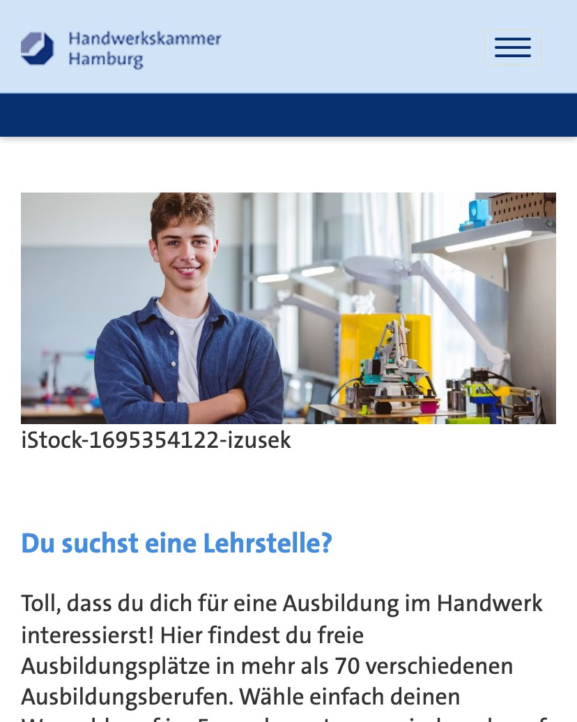 Lehrstellenbörse: Suche nach freien Lehrstellen
