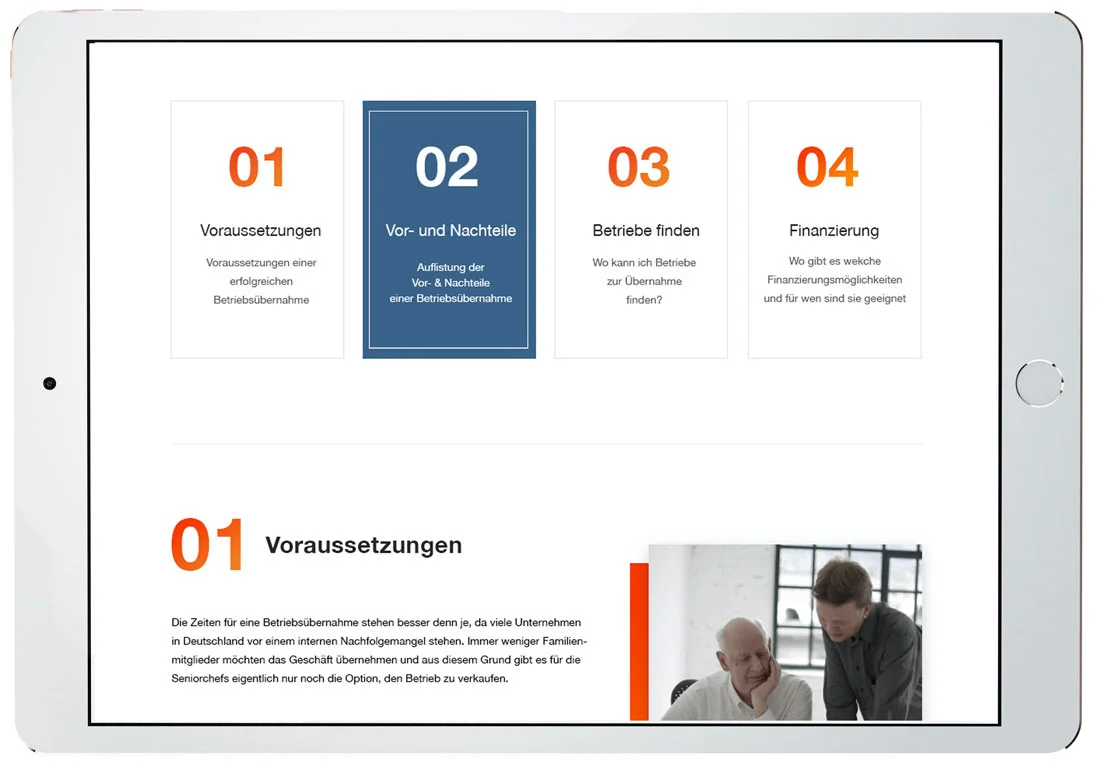 Deutsche Unternehmerbörse - TYPO3 Webseite Referenz2
